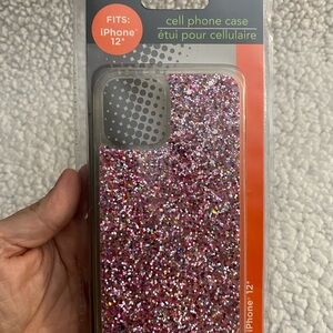 Glitter Pink iPhone 12 Case